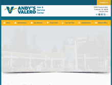Tablet Screenshot of andysvalero.com